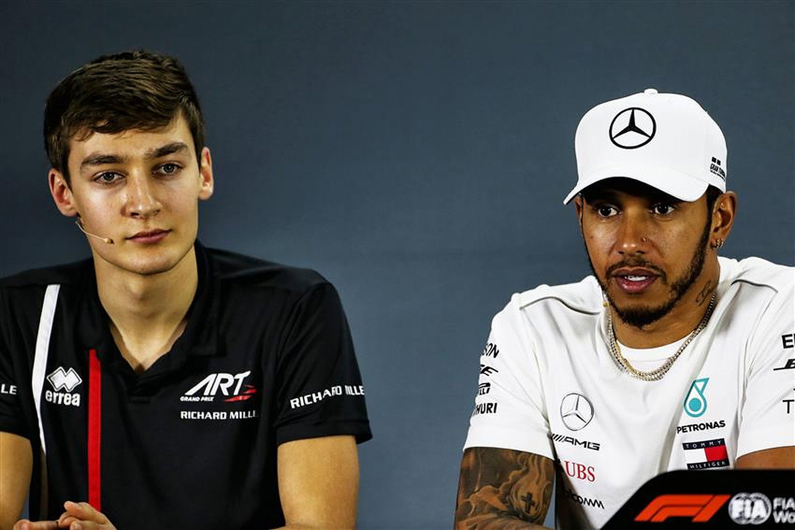 George Russell and Lewis Hamilton Mercedes 2021 - Formula1News.co.uk