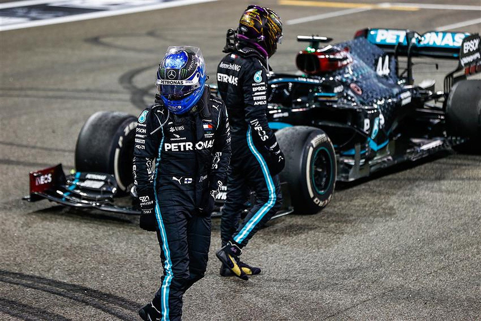 Lewis Hamilton and Valtteri Bottas at Mercedes 2021 - Formula1News.co.uk