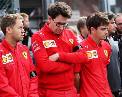 Sebastian Vettel and Mattia Binotto at Ferrari - Formula1News.co.uk