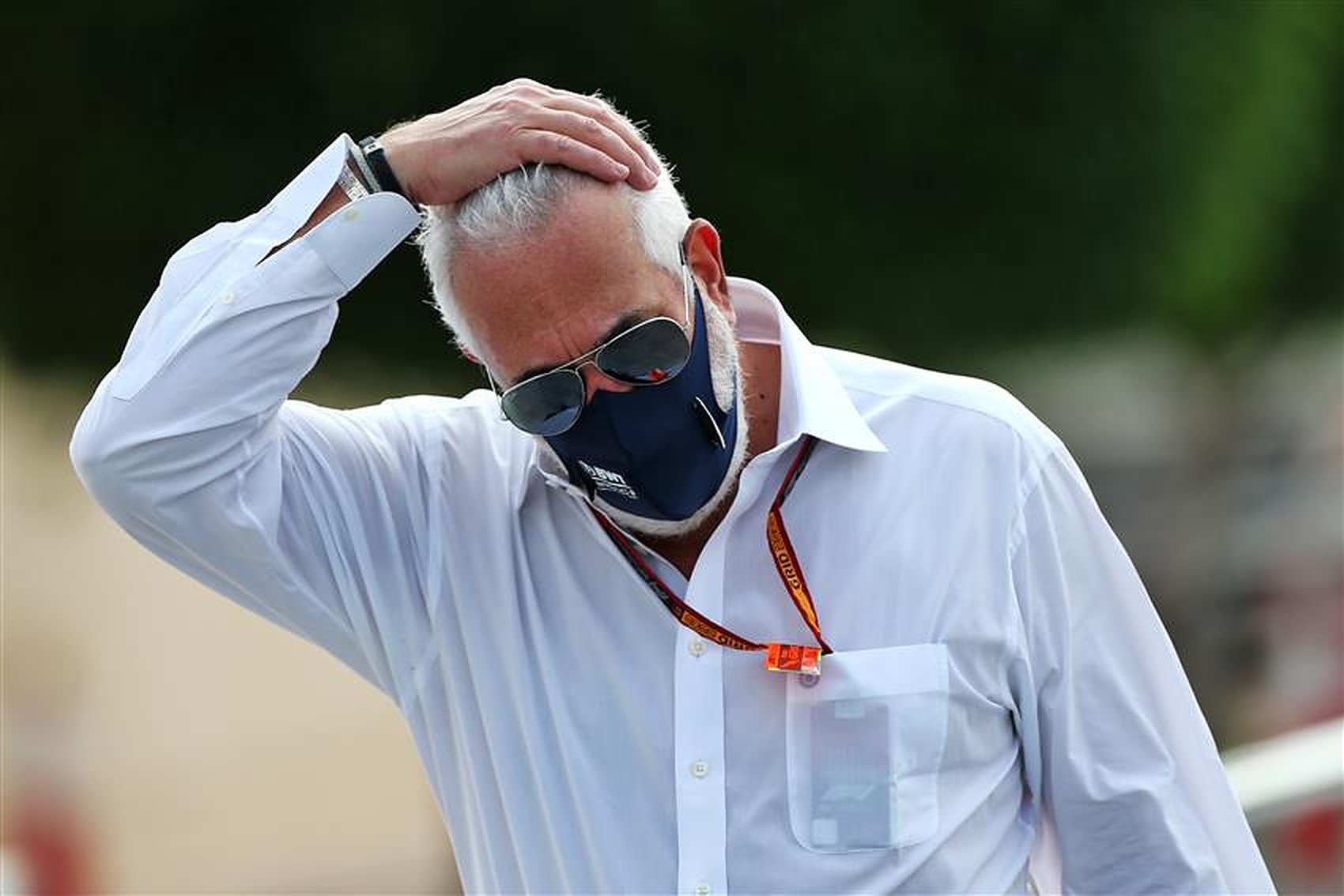 Lawrence Stroll in the F1 paddock - Formula1news.co.uk