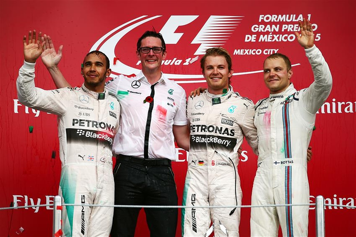 Lewis Hamilton, Nico Rosberg and Valtteri Bottas - Formula1news.co.uk