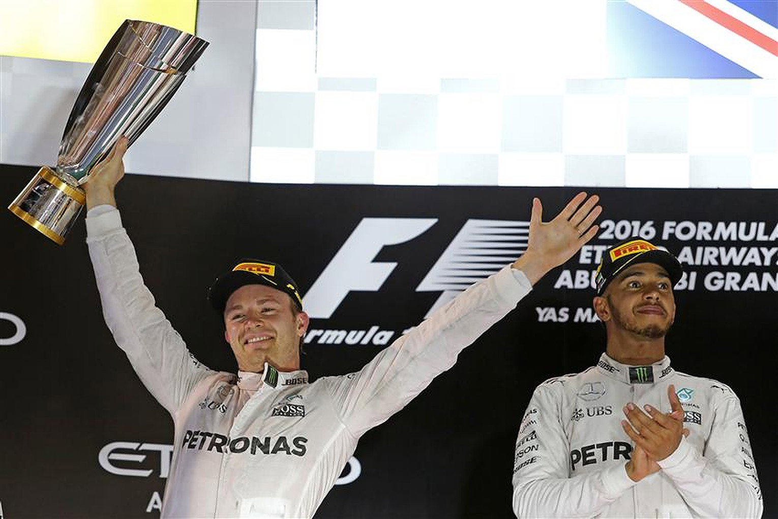 Nico Rosberg and Lewis Hamilton in F1 in 2016 - Formula1news.co.uk