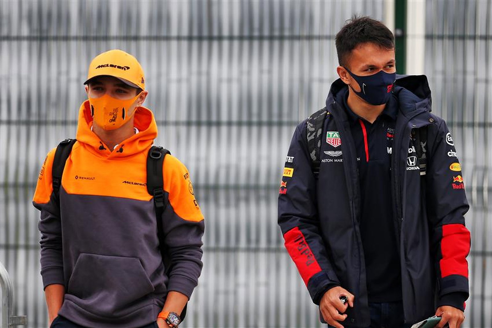 Lando Norris and Alex Albon in 2020 - Formula1news.co.uk
