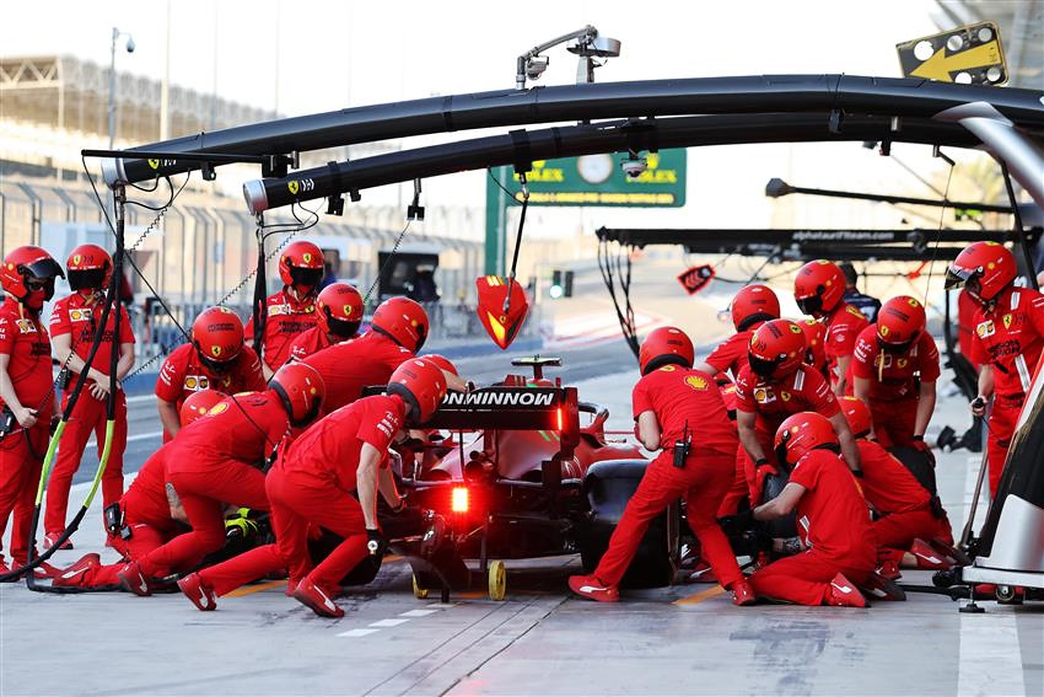 Ferrari SF21 at pre-season testing in Bahrain - Formula1news.co.uk