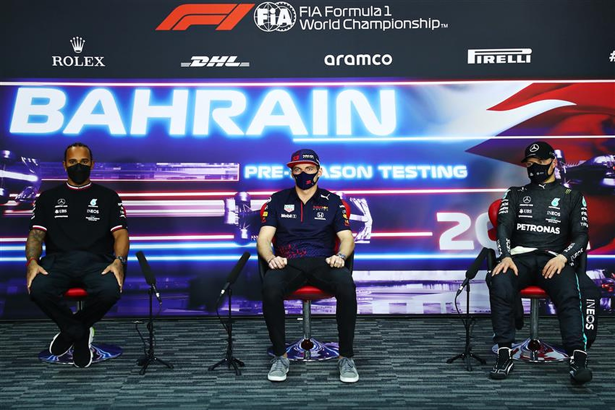 Max Verstappen, Lewis Hamilton and Valtteri Bottas - Formula1News.co.uk