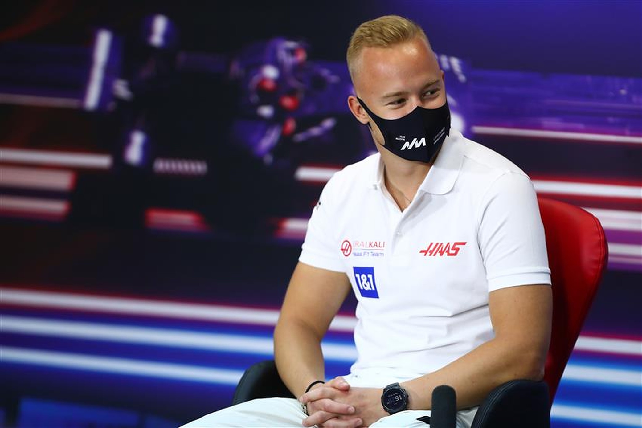 Nikita Mazepin with Haas F1 at Bahrain qualifying - Formula1news.co.uk