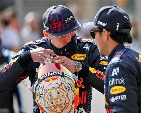 Sergio Perez and Max Verstappen at Red Bull 2021 - Formula1news.co.uk