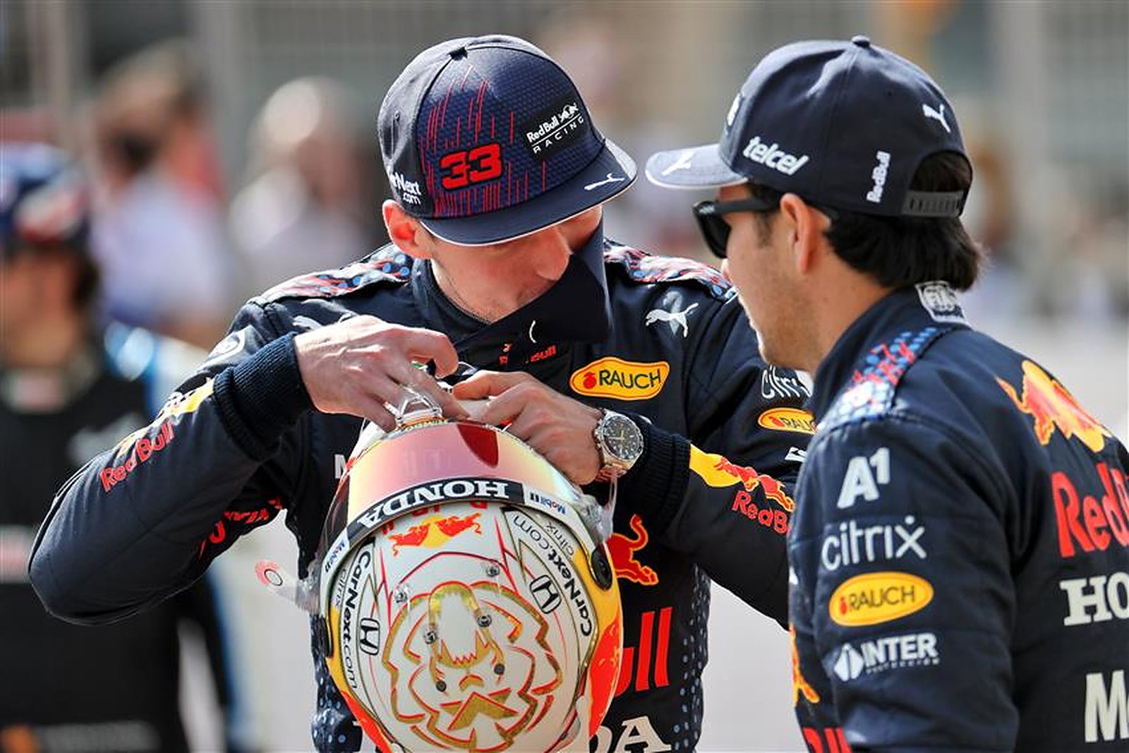 Sergio Perez and Max Verstappen at Red Bull 2021 - Formula1news.co.uk