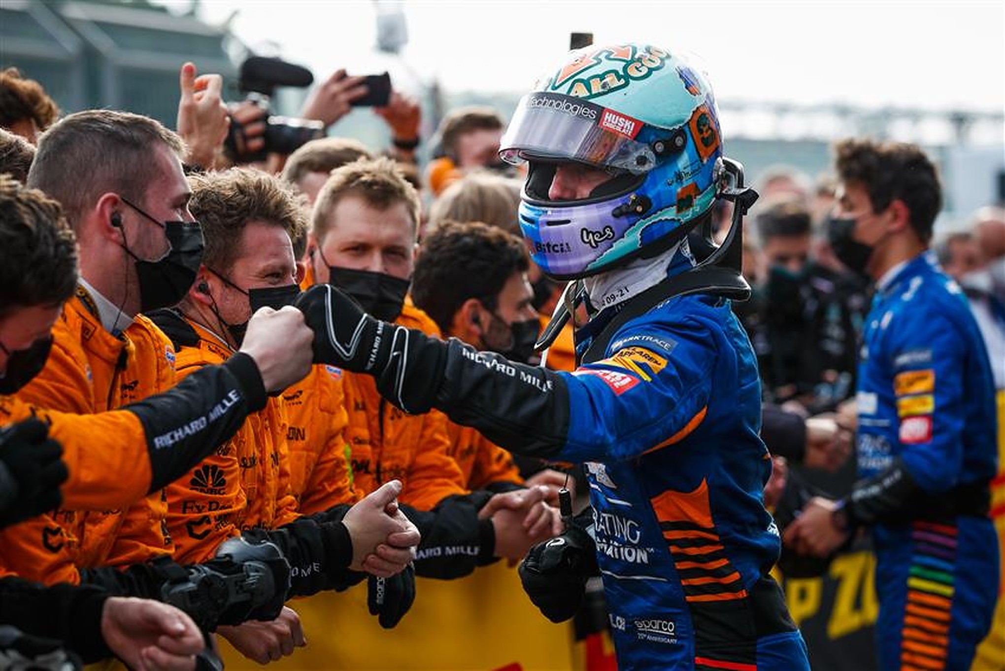 Daniel Ricciardo and Lando Norris at Imola - Formula1news.co.uk