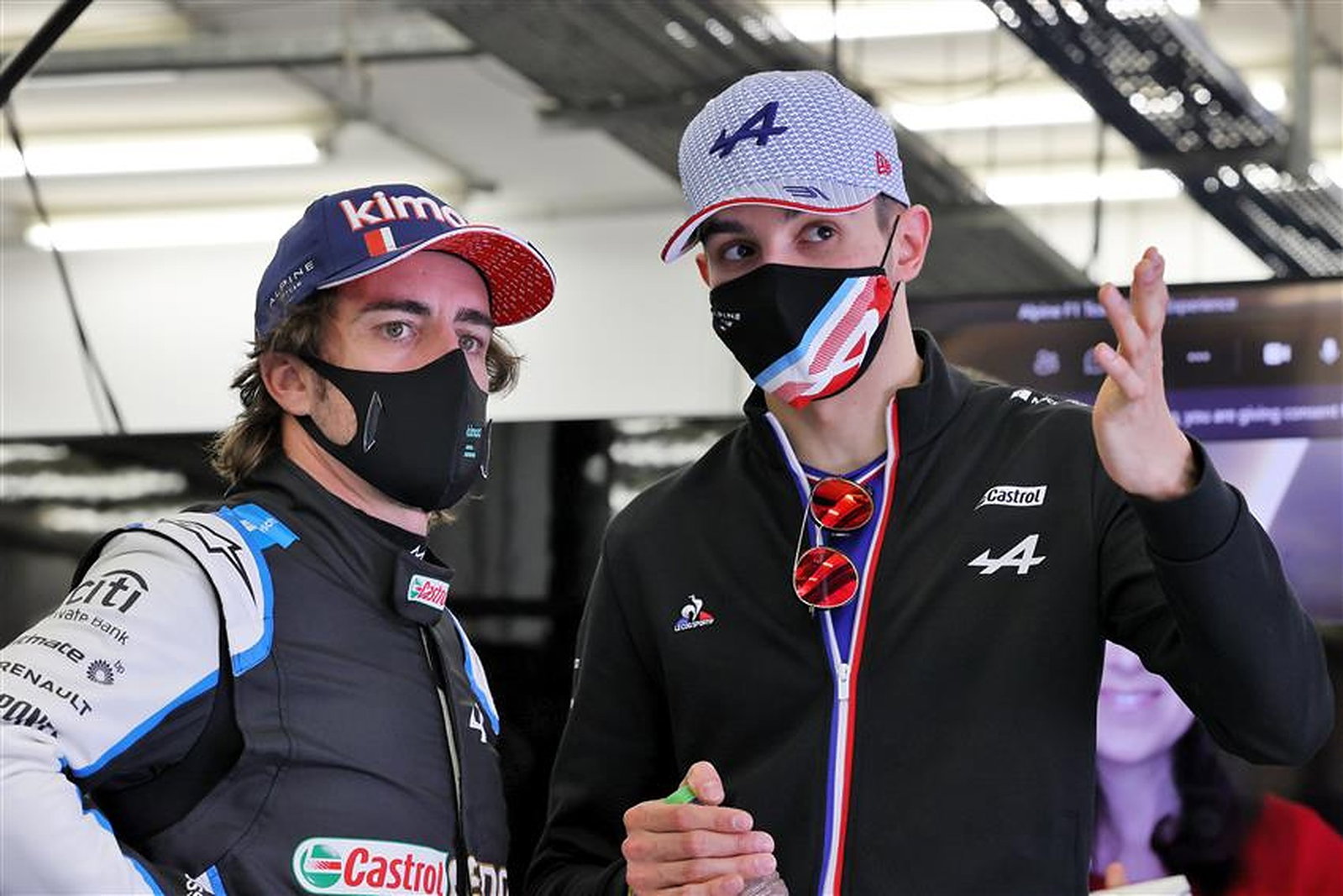 Fernando Alonso and Esteban Ocon at Alpine F1 Team in 2021 - Formula1news.co.uk