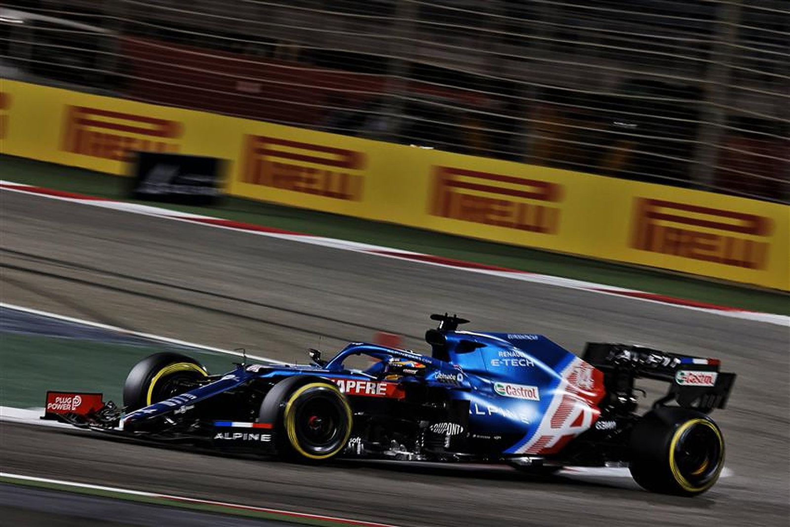 Fernando Alonso at 2021 Bahrain GP in Alpine car - Formula1news.co.uk
