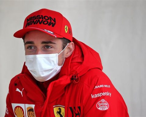 Ferrari driver Charles Leclerc at Imola 2021 - Formula1news.co.uk