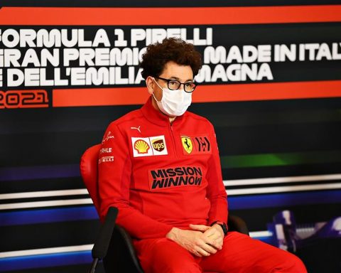 Ferrari team principal Mattia Binotto at Imola in 2021 - Formula1news.co.uk