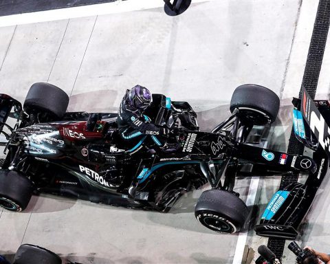 Lewis Hamilton after winning 2021 Bahrain GP - Formula1news.co.uk