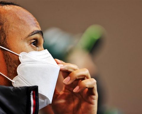Lewis Hamilton at Imola in 2021 - Formula1news.co.uk