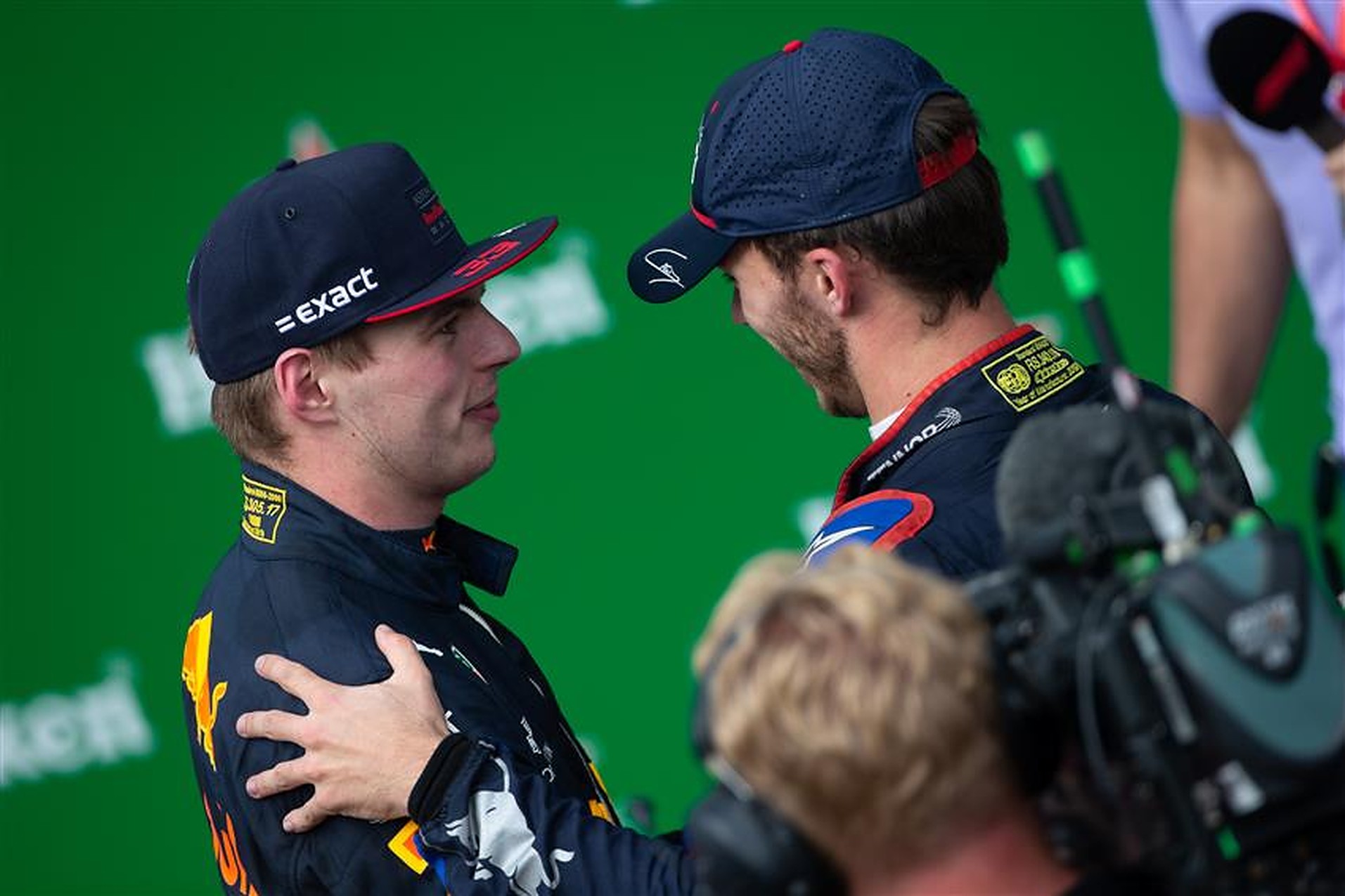 Max Verstappen and Pierre Gasly - Formula1news.co.uk