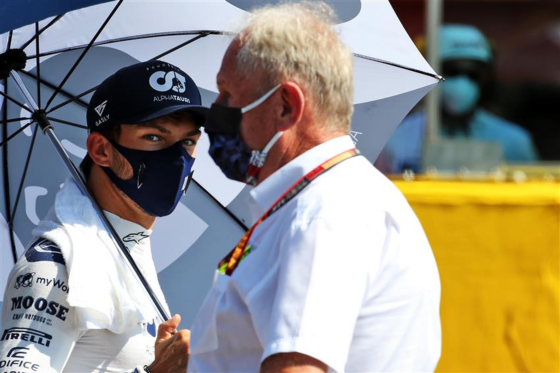 Pierre Gasly and Helmut Marko - Formula1news.co.uk