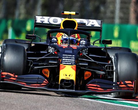 Sergio Perez's Red Bull at Imola - Formula1news.co.uk