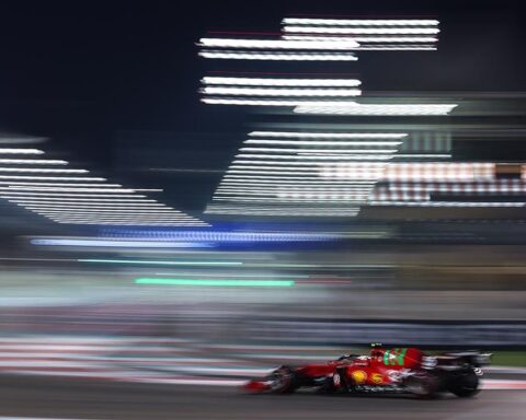 Ferrari 2021 F1 car at Abu Dhabi GP.v1