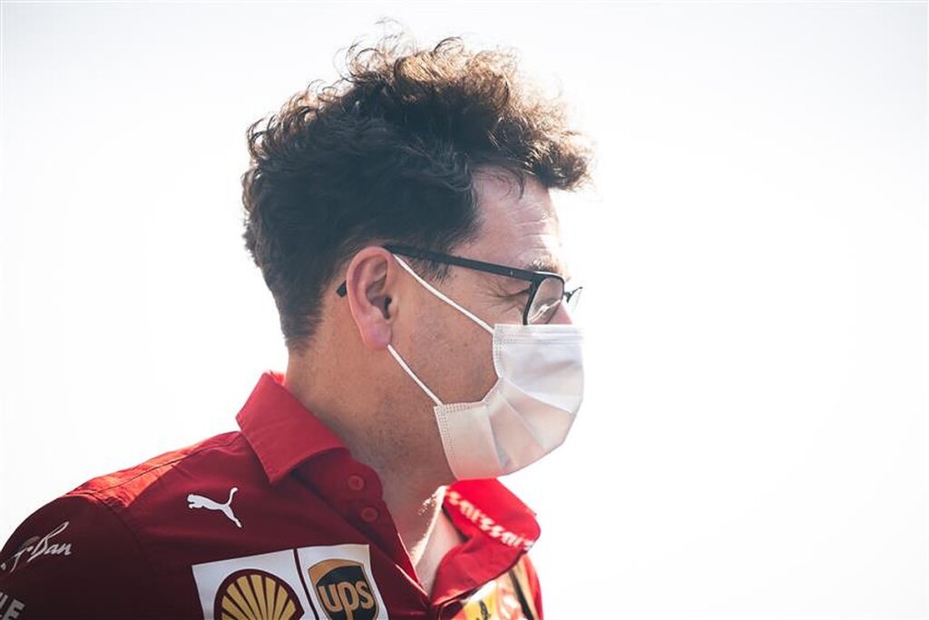Ferrari team principal Mattia Binotto speaks about 2022 F1 engine power.v1