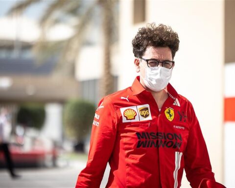 Mattia Binotto in Abu Dhabi 2021.v1