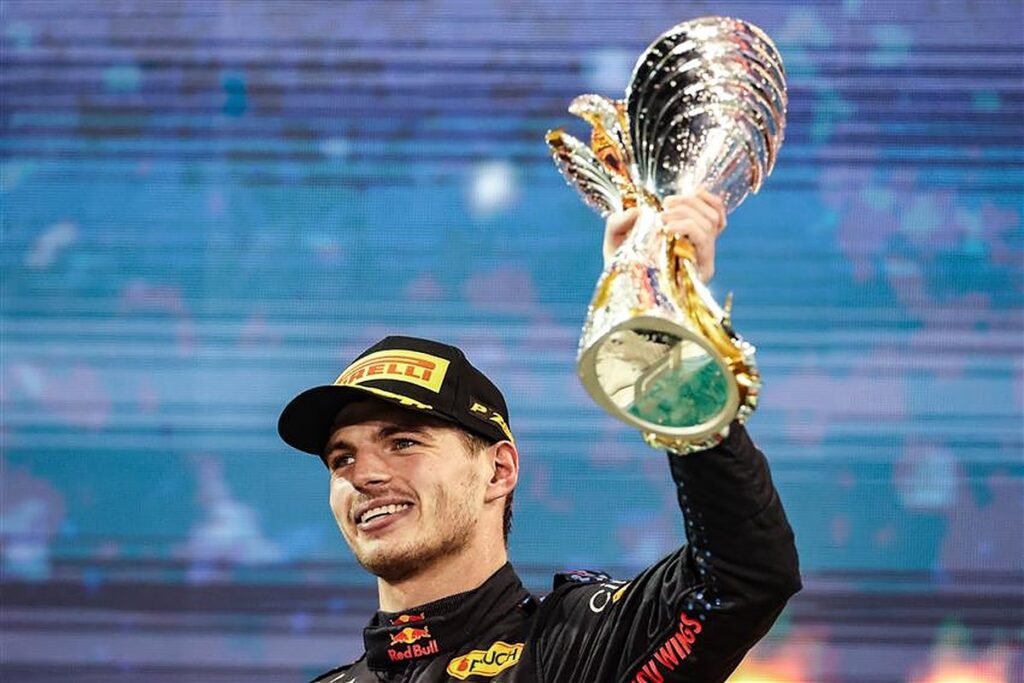 Max Verstappen after winning in Abu Dhabi.v1