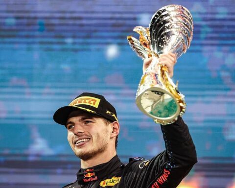 Max Verstappen after winning in Abu Dhabi.v1