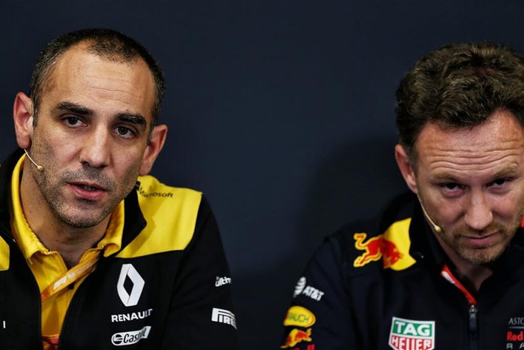 Cyril Abiteboul and Christian Horner at the 2019 Monaco GP.v1