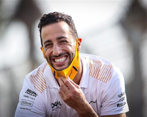 Daniel Ricciardo at the 2021 Saudi Arabian Grand Prix.v1