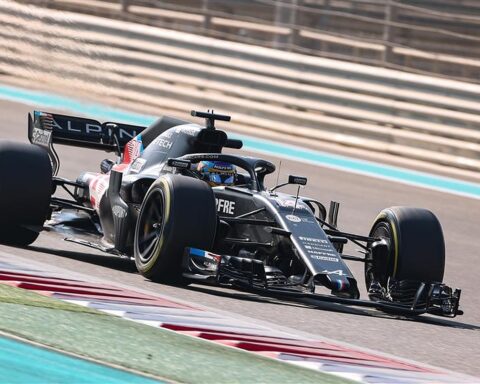 Fernando Alonso testing an Alpine F1 car in 2021.v1