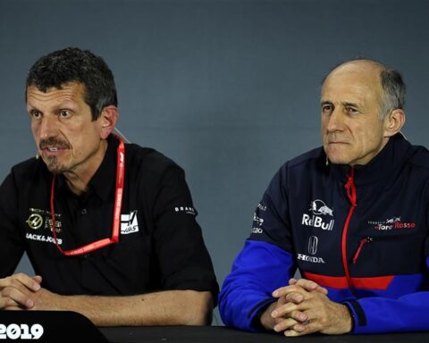 Guenther Steiner and Franz Tost in 2019.v1