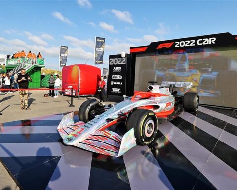Model 2022 F1 car on display in the Netherlands.v1