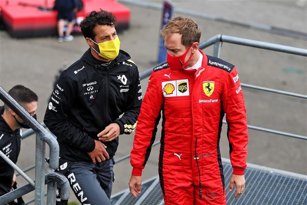 Sebastian Vettel hails Daniel Ricciardo