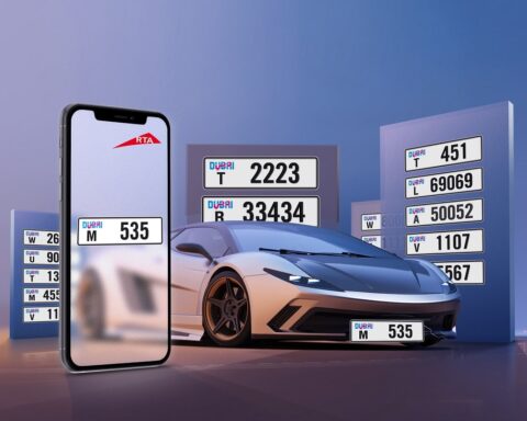 Dubai number plates sell