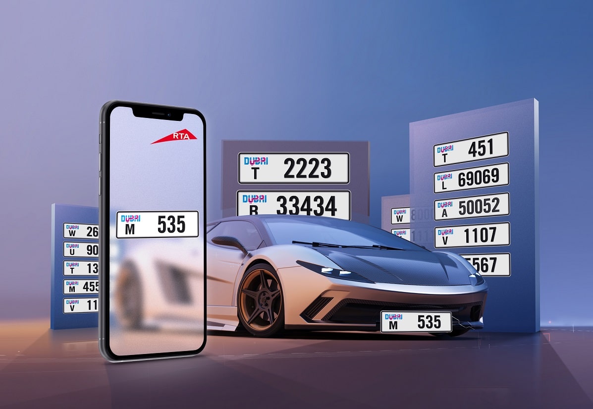 Dubai number plates sell