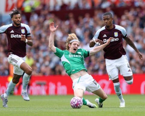 Aston Villa vs Newcastle United F.C. Timeline